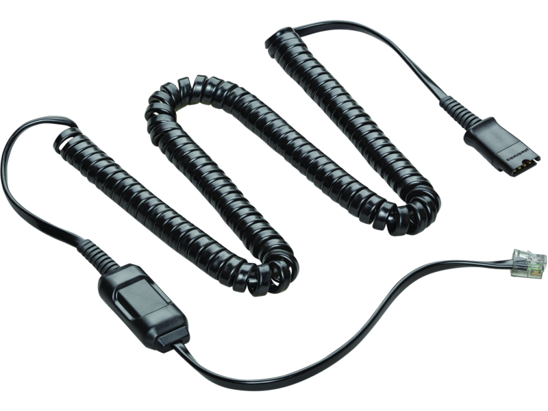 Poly HIC-10 Direct Connect Cable for QD Headsets (Avaya) (Poly 49323-44 or HP 783S2AA)