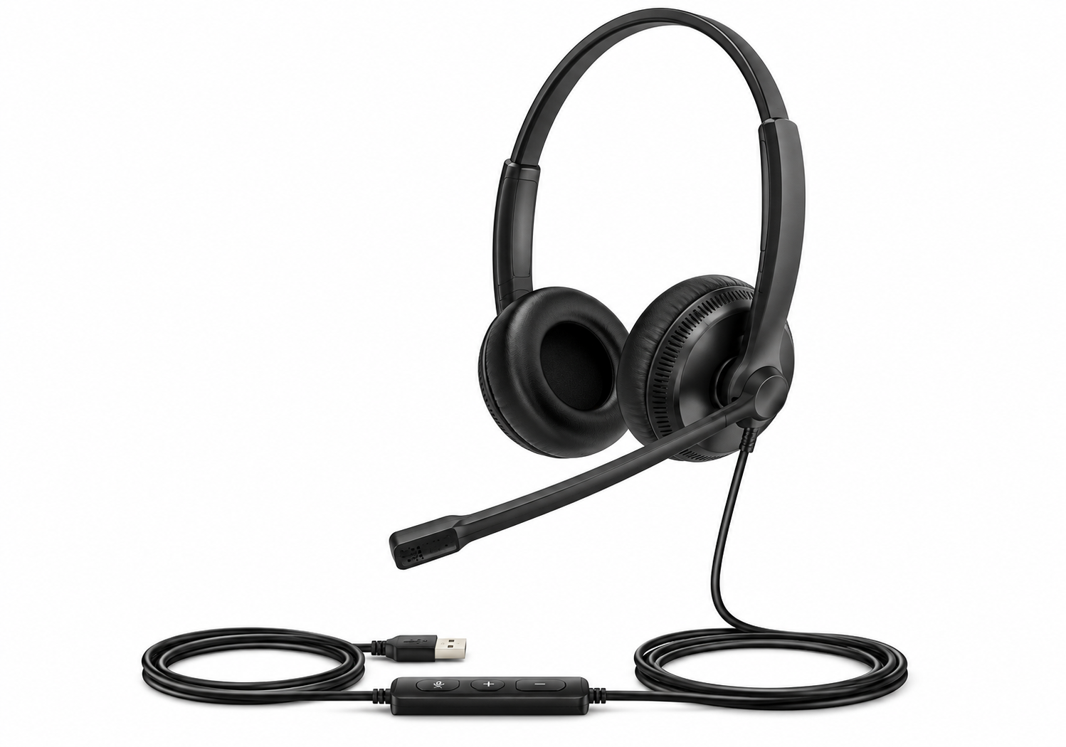 Yealink UH34 Lite Dual UC USB Wired Headset with Foam Ear Cushions (1308049)
