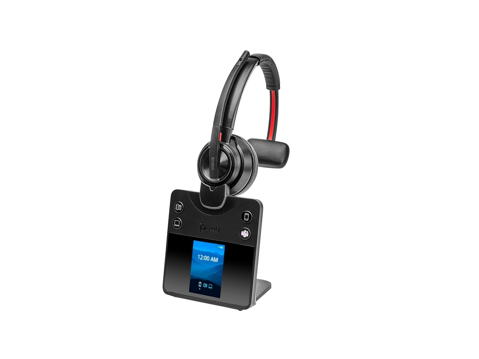 Poly Savi 7410 Office Wireless DECT Headset Microsoft Teams (Poly 221110-201 or HP 8L7D7AA#ABA)