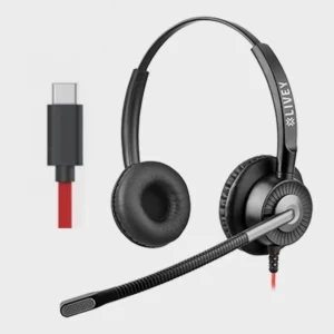 LIVEY 311DU ENC USB Headset, Optimized for UC