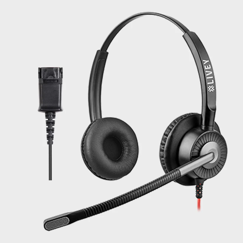LIVEY 311DP QD + USB Combo Headset