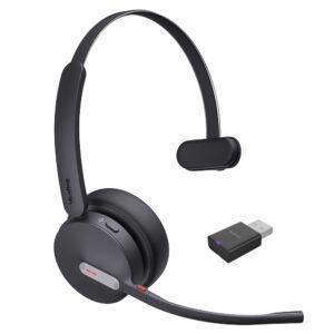 WH64 Hybrid Mono UC - Wireless Mono headset with a DECT dongle for portable hybrid working (No charging cradle) 1208688