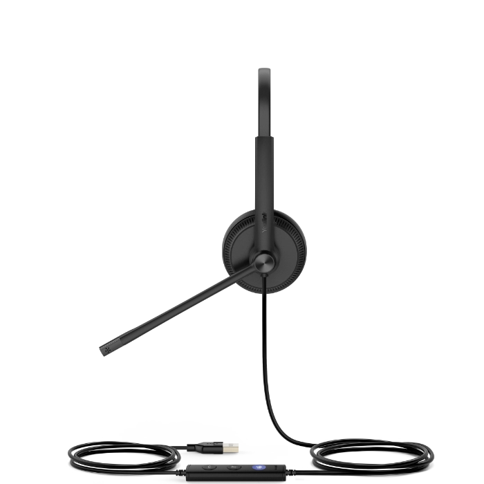 Yealink UH34-DUAL-TEAMS USB Wired Headset - Binaural - Plug and Play USB connectivity to Yealink IP phones or PC