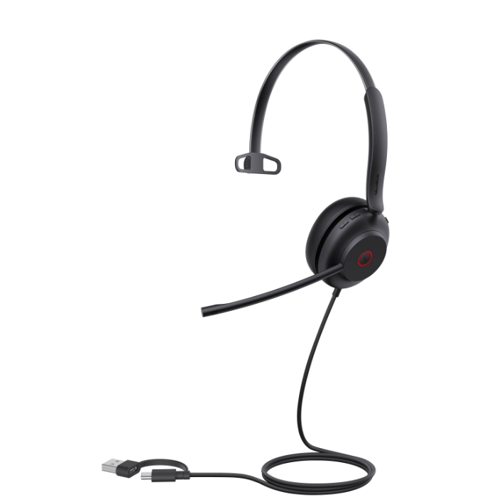 UH35 Mono UC USB-C/A - Yealink USB Wired Headset with USB-C and USB-A 1308166