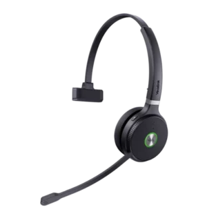 WH66-MONO-TEAMS	Yealink DECT Wireless Headset - Monaural Headset,  USB Connection, seamless integration with Yealink IP phones- Teams
