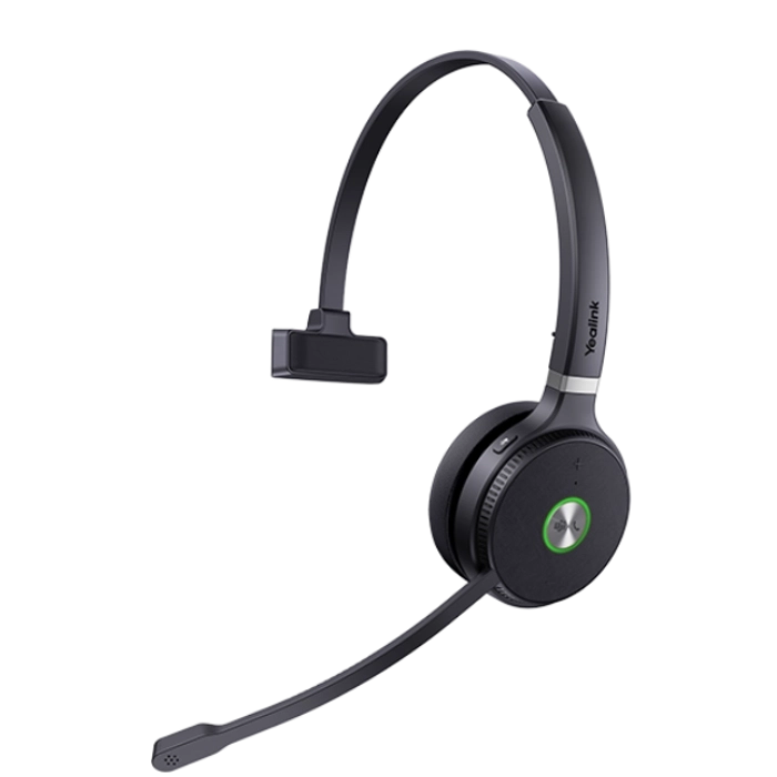 WH66-MONO-TEAMS	Yealink DECT Wireless Headset - Monaural Headset,  USB Connection, seamless integration with Yealink IP phones- Teams