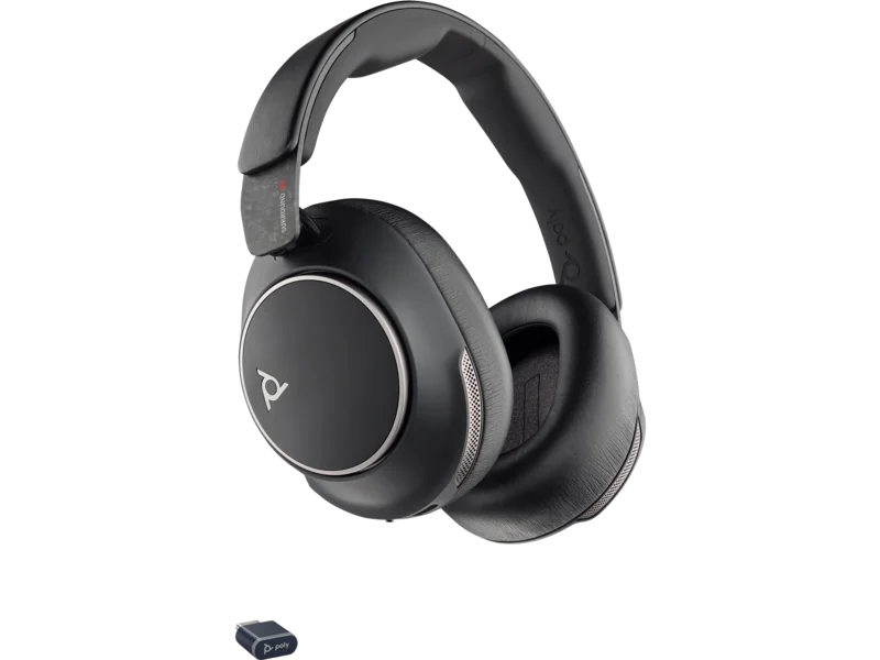 Poly Voyager Surround 80 UC Headset "Microsoft Teams Certified" USB-C +USB-C/A Adapter (Poly 220117-01 or HP 8G7U0AA)