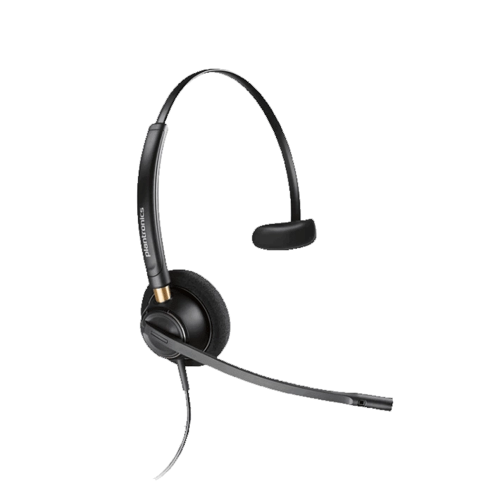 Poly EncorePro HW510D with Quick Disconnect Monaural Digital Headset TAA - DA90 Required (783Q0AA)