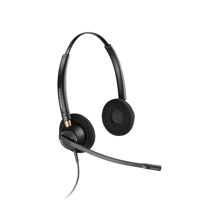Poly EncorePro HW520D with Quick Disconnect Binaural Digital Headset TAA (783P5AA)