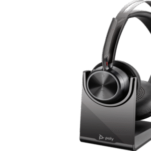 Poly Voyager Focus 2 USB-C-C Headset +USB-C/A Adapter +Charging Stand 9T9J5AA