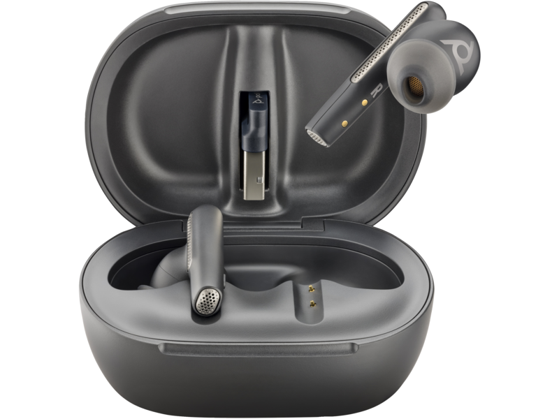 Poly Voyager Free 60+ UC White Touchscreen Charge Case for BT700 USB-C Adapter 8L590AA