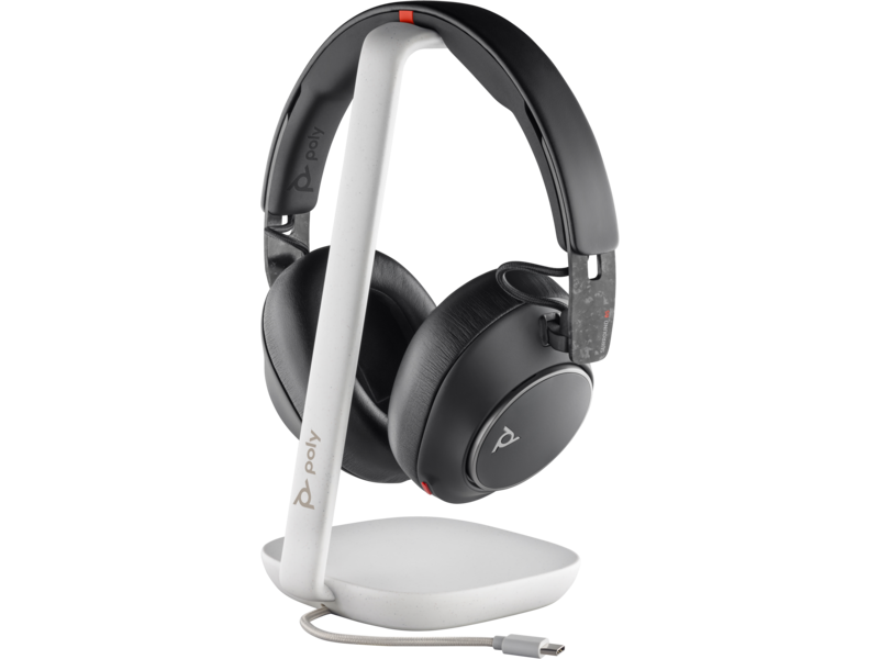 Poly Voyager Surround 85 UC USB-C Headset +USB-C/A Adapter +Charging Stand (HP 8G7T7AA)
