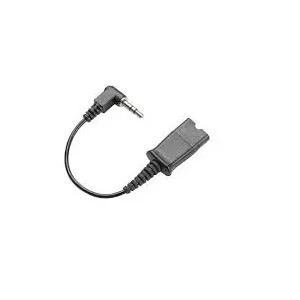 Poly 3.5mm to QD Cable (5.91") for H-Series Headsets (Poly 40845-01 or HP 85Q37AA)