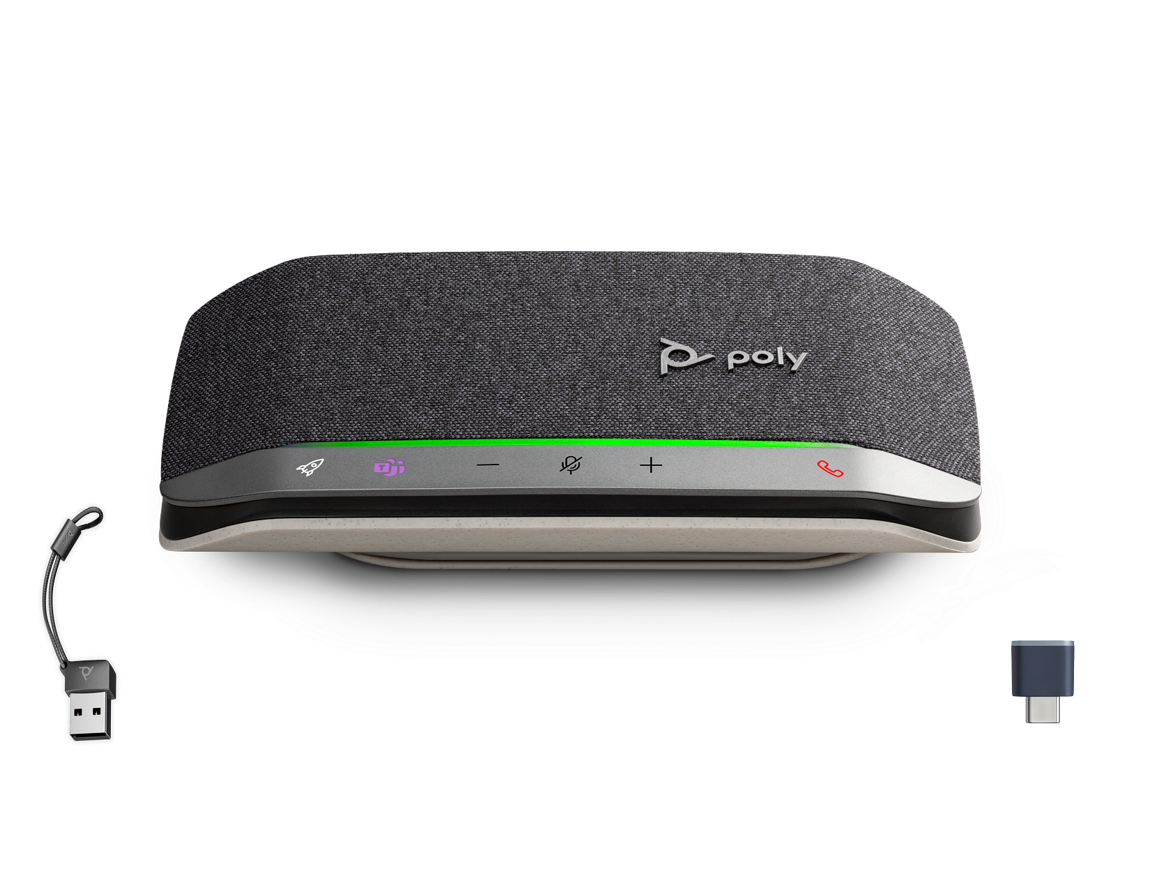 Poly Sync 20+M Speakerphone USB-C/A Adapter (B95VLAA#AC3)