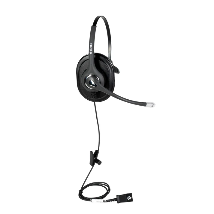 SHG S 520 NC W/ PL QD, OVER-EAR LEATHERETTE CUSHION