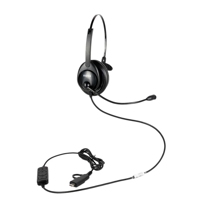 SHG S 5300 USB Monaural, over the head, leatherette ear cushion, passive noise canceling mic, USB-A